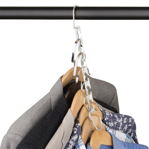 (80% OFF Today) Magic Hangers Closet Space Saving ( Plastic and Metal )