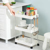 3/4 Tiers Slim Organizer Cart with Wheels for Narrow Space