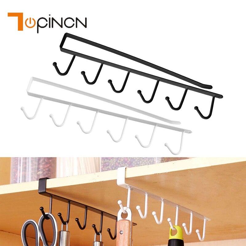 Storage Rack Cupboard Hanging Hook Storage Shelf Bathroom Organizer Holder