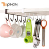 Storage Rack Cupboard Hanging Hook Storage Shelf Bathroom Organizer Holder