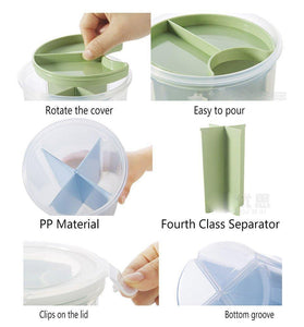 Rotating Food Storage Containers