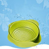 Multifunctional Fruits Washing Basket Double Layers Rotating Draining Colander