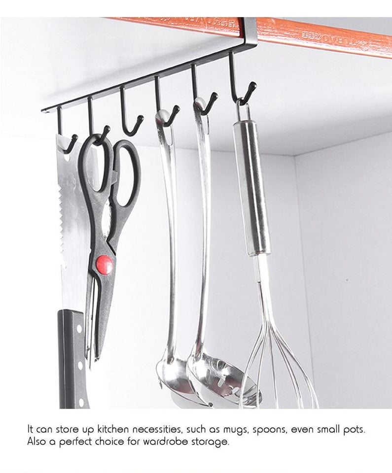 Storage Rack Cupboard Hanging Hook Storage Shelf Bathroom Organizer Holder