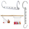 (80% OFF Today) Magic Hangers Closet Space Saving ( Plastic and Metal )