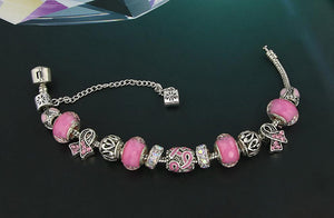 Breast Cancer Awareness Charm Bracelet Limited Edition