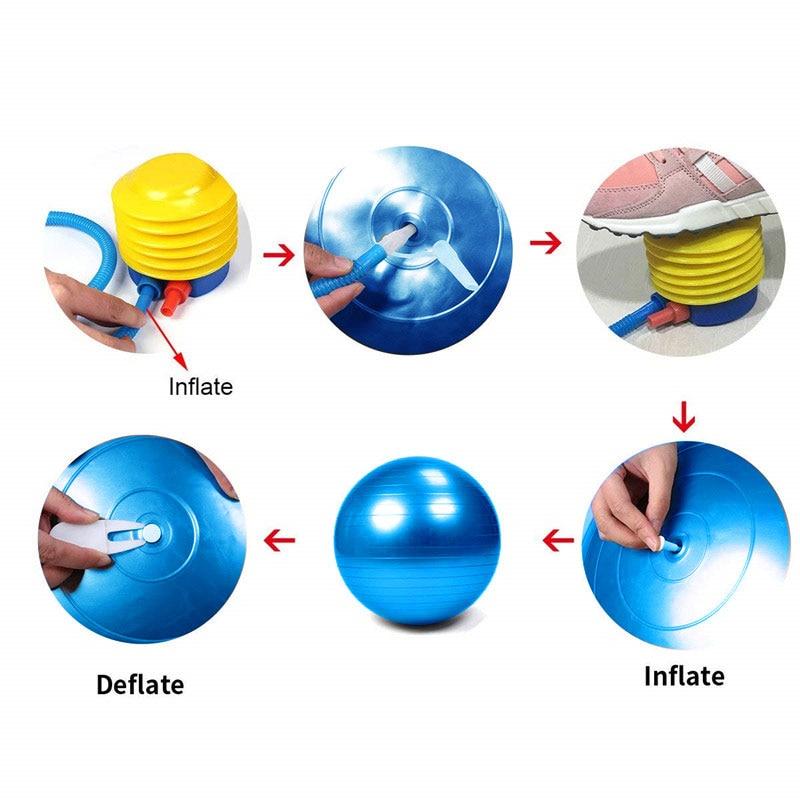 Home Fitness Yoga Balls Anti-Pressure Explosion-Proof Gym Balance Exercise Fitball Pilates Workout Massage Ball 75cm 65cm 55cm