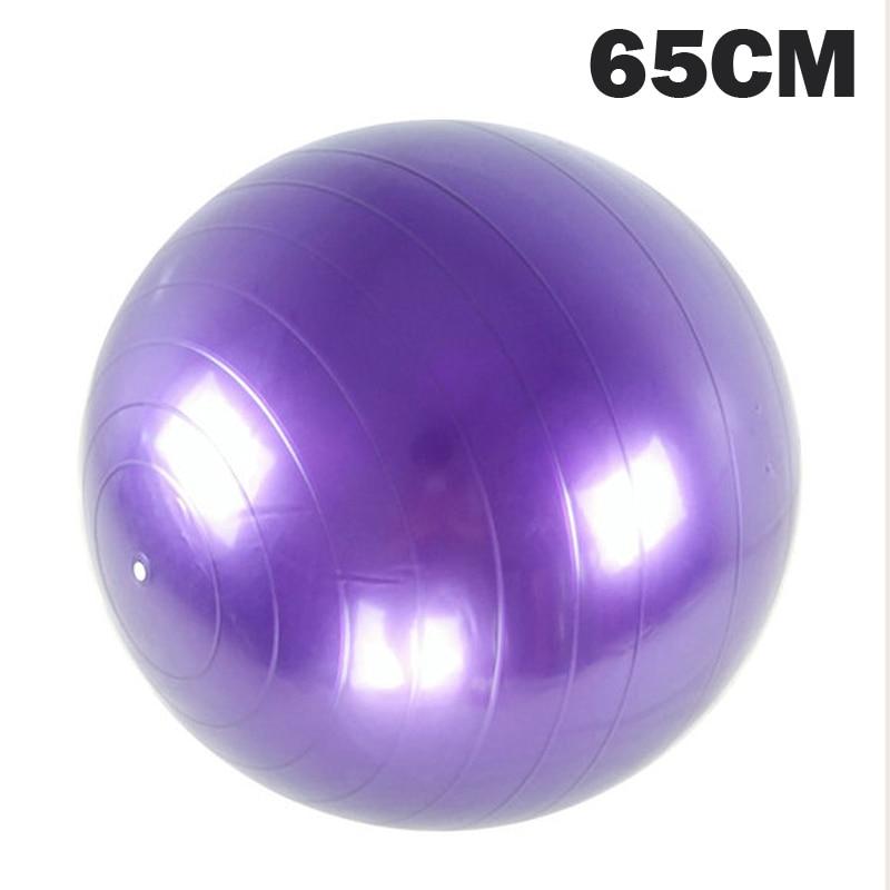 Home Fitness Yoga Balls Anti-Pressure Explosion-Proof Gym Balance Exercise Fitball Pilates Workout Massage Ball 75cm 65cm 55cm