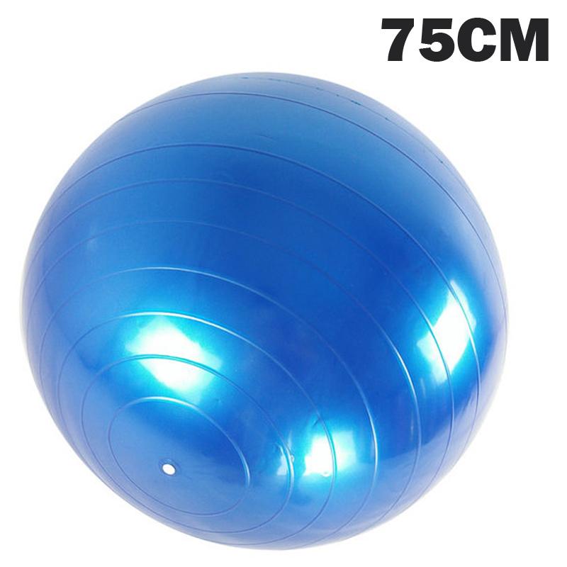 Home Fitness Yoga Balls Anti-Pressure Explosion-Proof Gym Balance Exercise Fitball Pilates Workout Massage Ball 75cm 65cm 55cm