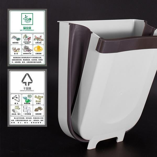 Creative Wall Mounted Folding Waste Bin